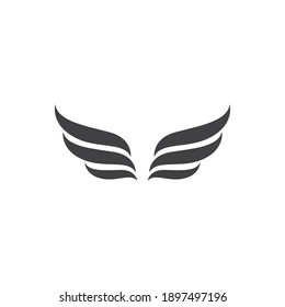 Wing illustration logo vector design