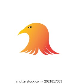 Diseño vectorial del logotipo de la ilustración de ala