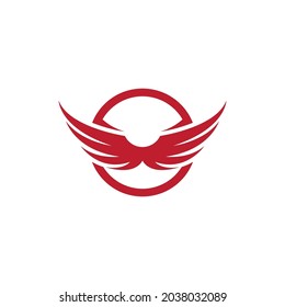 Wing illustration logo vector design