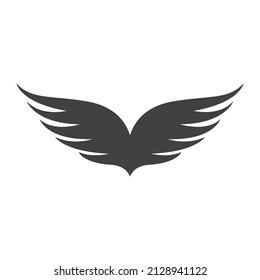 Wing illustration logo vector design