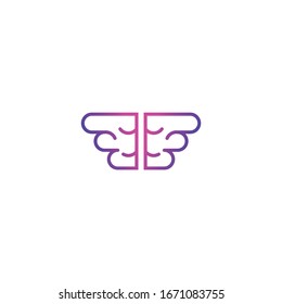 Wing with Line Style Logo/Icon design Inspiration