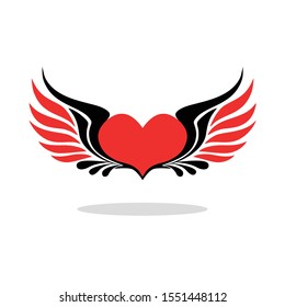 wing logo concept vector illustration