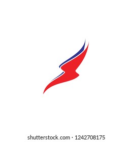 Wing Logo design, Air ways logo