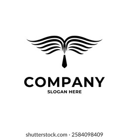wing logo design creative concept idea