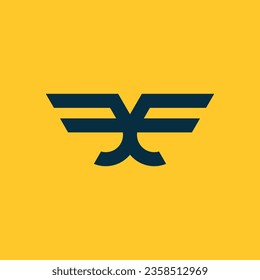 Wing logo design element vector with creative concept