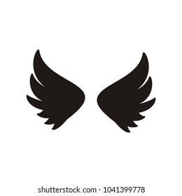 wing logo design illustration