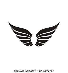 wing logo design illustration