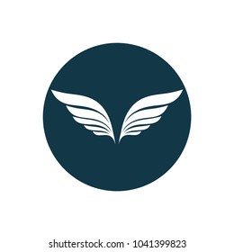 wing logo design illustration