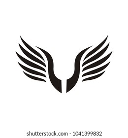 wing logo design illustration