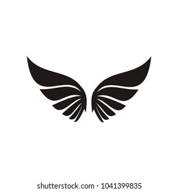 wing logo design illustration