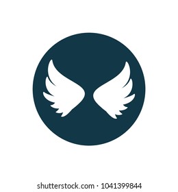 wing logo design illustration