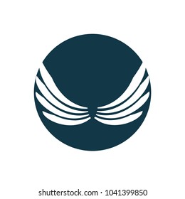 wing logo design illustration