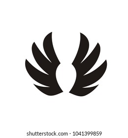 wing logo design illustration