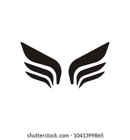 wing logo design illustration