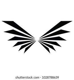 Wing Logo Design Template, Vector Illustration