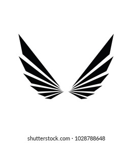 Wing Logo Design Template, Vector Illustration