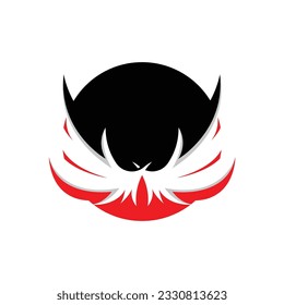 Wing Logo Design, Vector Eagle Falcon Wings, Beauty Flying Bird, Illustration Symbol