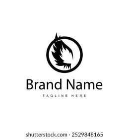 Wing Logo Design, Vector Eagle Falcon Wings, Beauty Flying Bird, Illustration Symbol