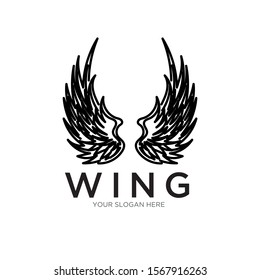 wing logo designs simple modern