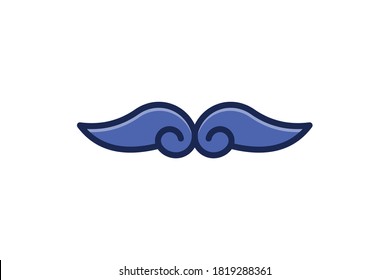 Wing logo with double cloud pattern ornament design concept, modern creative and elegant logo, simple unique and minimalist.
