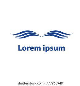 wing logo, icon flying