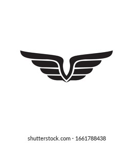 Wing logo icon symbol design template