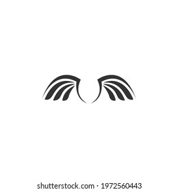 Wing logo icon symbol design template  vector illustration