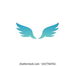 Wing logo icon vector design 