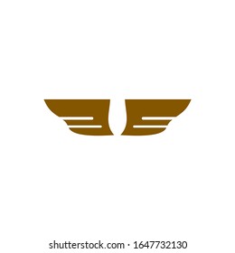 Wing logo icon vector design eps 10