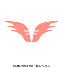 Wing logo icon vector design eps 10