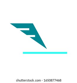 wing logo icon vector eps 10