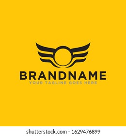 Wing logo icon vector. Wing simple logo icon.