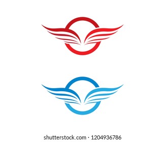 Wing logo illustration