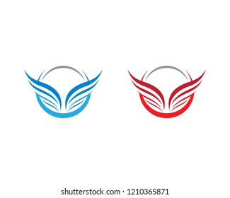 Wing logo illustration