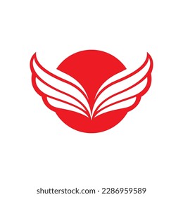 Wing logo images illustration design