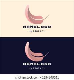 Wing Logo Profesional red blue for beauty bussines