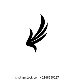 Wing Logo Simple, Wing Icon, Fly Logo