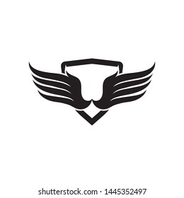 Wing logo and symbol business template vector