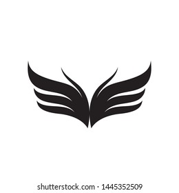 Wing logo and symbol business template vector