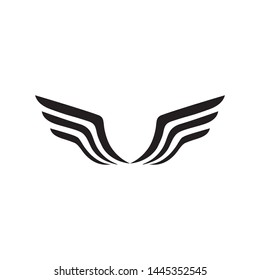 Wings Tech Logo Template Design Vector Stock Vector (Royalty Free ...