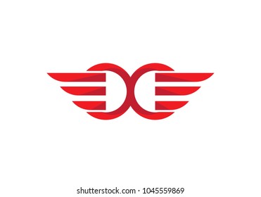 wing logo symbol for a professional designer