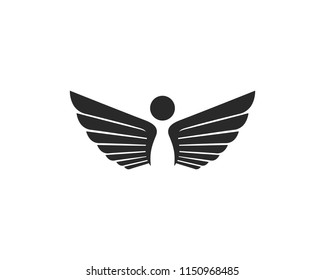 wing logo symbol for a professional designer