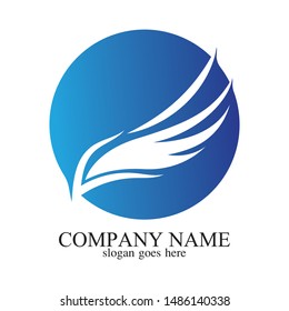 wing logo symbol for a professional designer