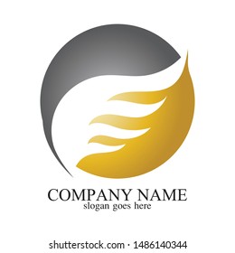 wing logo symbol for a professional designer