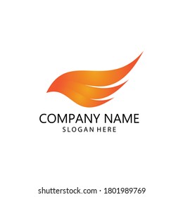 wing logo symbol professional vector designerillustration