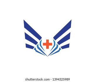 Wing logo and symbol template vector