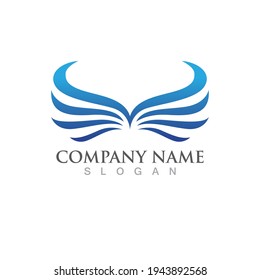 Wing logo and symbol vector design