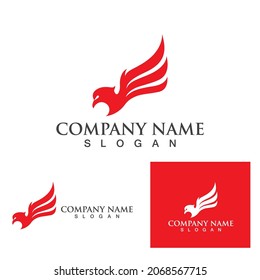 Wing logo and symbol vector eps
