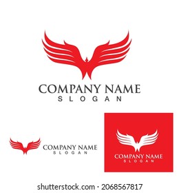 Wing logo and symbol vector eps
