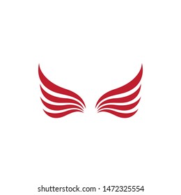 Wing logo symbol vector ilustration